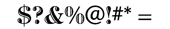 Dominus Regular Font OTHER CHARS