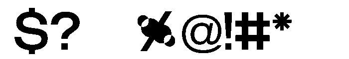 DooijesSans Medium Font OTHER CHARS