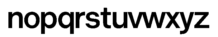 DooijesSans Medium Font LOWERCASE