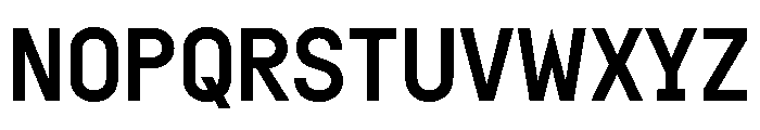 Doumbar Medium Font UPPERCASE