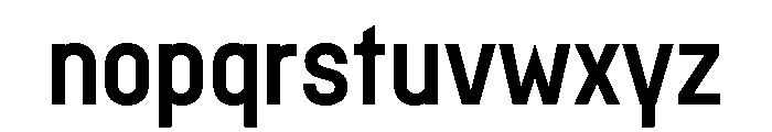Doumbar Medium Font LOWERCASE