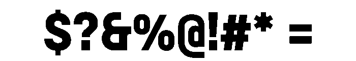 Doumbar PlateBold Font OTHER CHARS