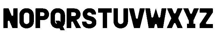 Doumbar PlateBold Font UPPERCASE
