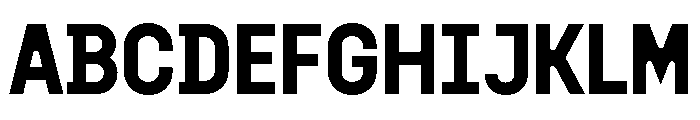 Doumbar PlateSemiBold Font UPPERCASE