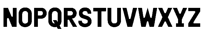 Doumbar PlateSemiBold Font UPPERCASE