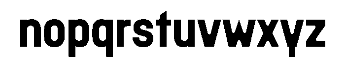 Doumbar PlateSemiBold Font LOWERCASE