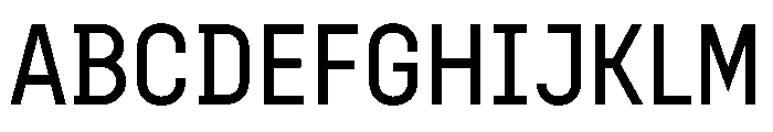 Doumbar Regular Font UPPERCASE