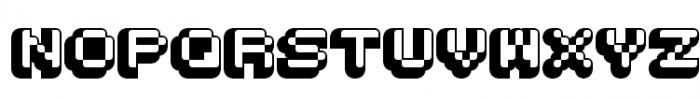 Dotage Shadow Left Font LOWERCASE