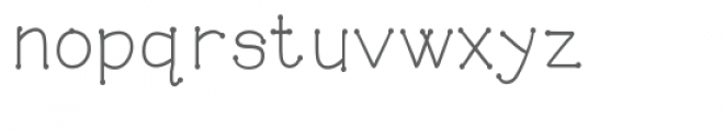 dot chunk Font LOWERCASE