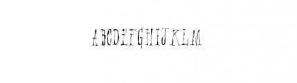 Dosh (plain) Font UPPERCASE