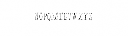 Dosh (plain) Font UPPERCASE
