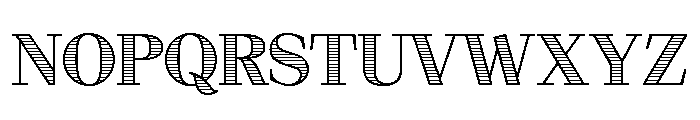 Dominus Modern Engraved Font UPPERCASE