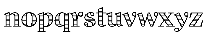 Dominus Modern Engraved Font LOWERCASE