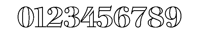 Dominus Modern Open Font OTHER CHARS