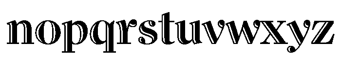 Dominus Regular Font LOWERCASE