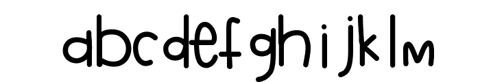 DPBloated Font LOWERCASE