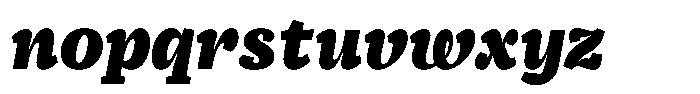 DP Alestalgia Black Italic Font LOWERCASE