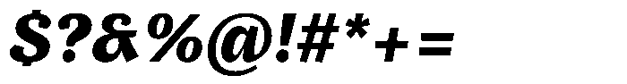 DP Alestalgia Heavy Italic Font OTHER CHARS