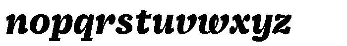 DP Alestalgia Heavy Italic Font LOWERCASE