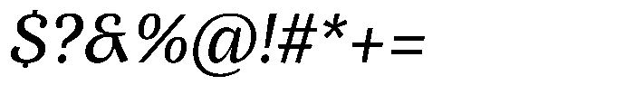 DP Alestalgia Italic Font OTHER CHARS