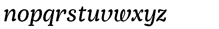 DP Alestalgia Italic Font LOWERCASE