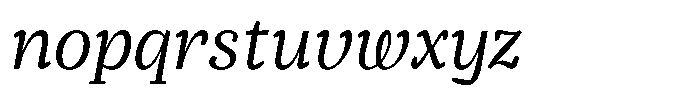DP Alestalgia Light Italic Font LOWERCASE