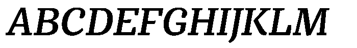 DP Alestalgia Medium Italic Font UPPERCASE