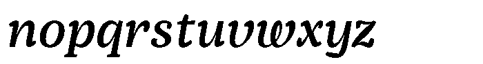 DP Alestalgia Medium Italic Font LOWERCASE