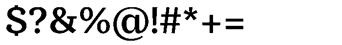 DP Alestalgia Medium Font OTHER CHARS