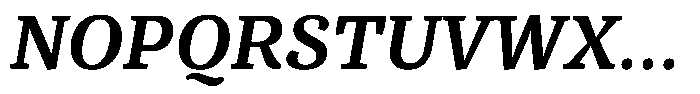 DP Alestalgia Semibold Italic Font UPPERCASE