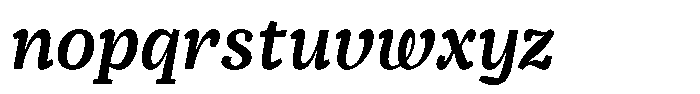 DP Alestalgia Semibold Italic Font LOWERCASE