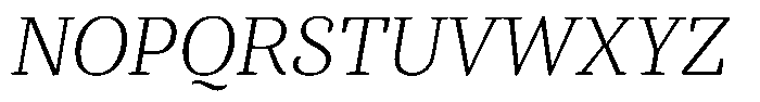 DP Alestalgia XLight Italic Font UPPERCASE