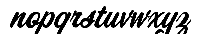 Dragster Script Jf Regular Font LOWERCASE