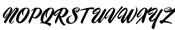 DragsterScriptJF Regular Font UPPERCASE