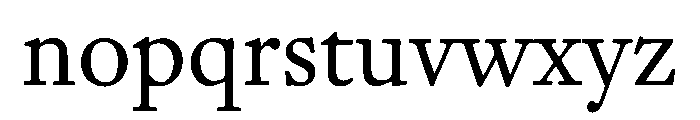 Drummond Variable Light Font LOWERCASE