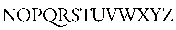 Drummond Variable Regular Font UPPERCASE