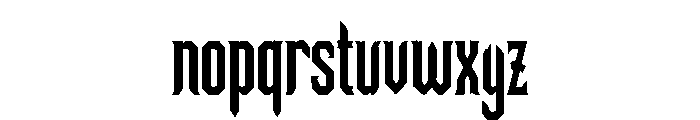 DRAKVEL Font LOWERCASE