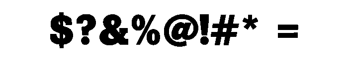 DRAVENO Font OTHER CHARS