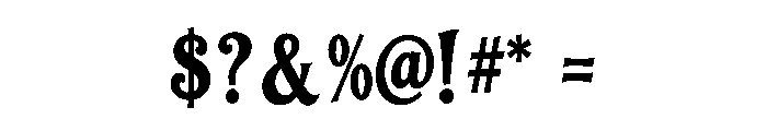 DRAZVIK Font OTHER CHARS