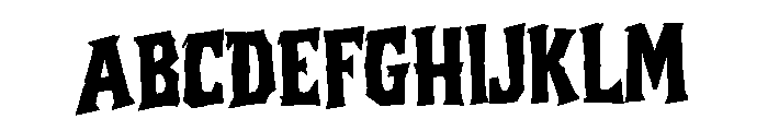 DREVAKYN Font UPPERCASE