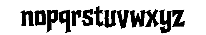DREVAKYN Font LOWERCASE