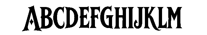 DREVARYN Font UPPERCASE