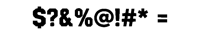 DREVKOR Font OTHER CHARS