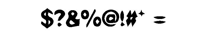 DRIPBOP Font OTHER CHARS
