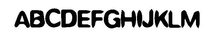 DRIPBOP Font UPPERCASE