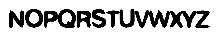 DRIPBOP Font UPPERCASE