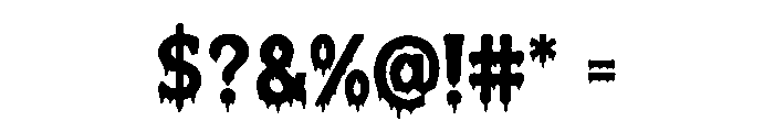 DRIPPING SEASON Font OTHER CHARS
