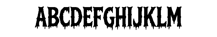 DRIPPING SEASON Font UPPERCASE