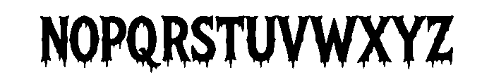 DRIPPING SEASON Font UPPERCASE