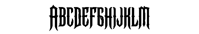 Draevorn Font UPPERCASE